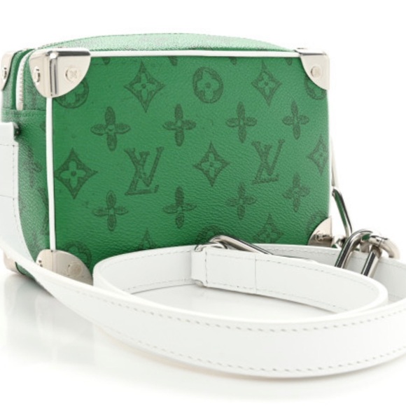 Louis Vuitton x Virgil Abloh Vintage Green Monogram Mini Soft Trunk - Picture 2 of 14